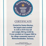 Urkunde - Guinness Buch der Rekorde