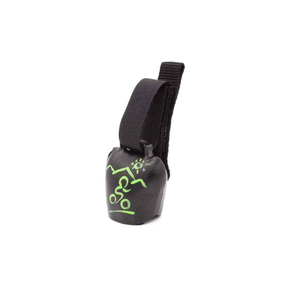 swisstrailbell® Black "Biker grün"