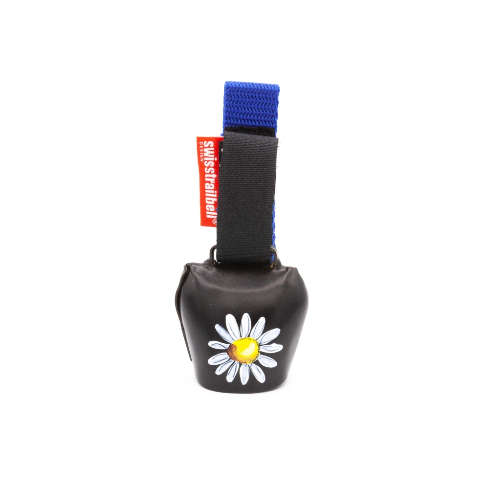 swisstrailbell® Black "Blume" dunkelblaues Band